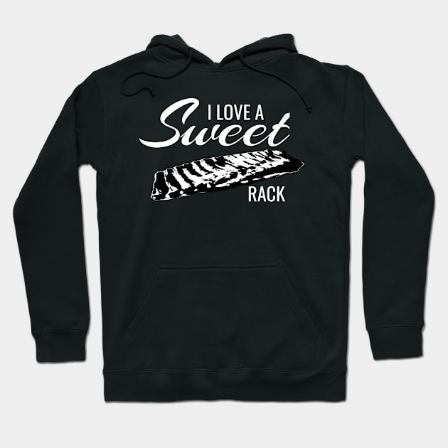 Funny I Love A Sweet Rib Rack BBQ Grill Summer T-Shirt Hoodie by osodesigns